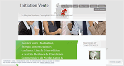 Desktop Screenshot of initiationvente.com
