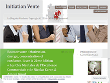 Tablet Screenshot of initiationvente.com